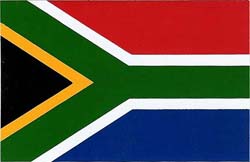 New S.A. Flag Sticker - (Medium size)